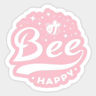 Bee Happy Sticker